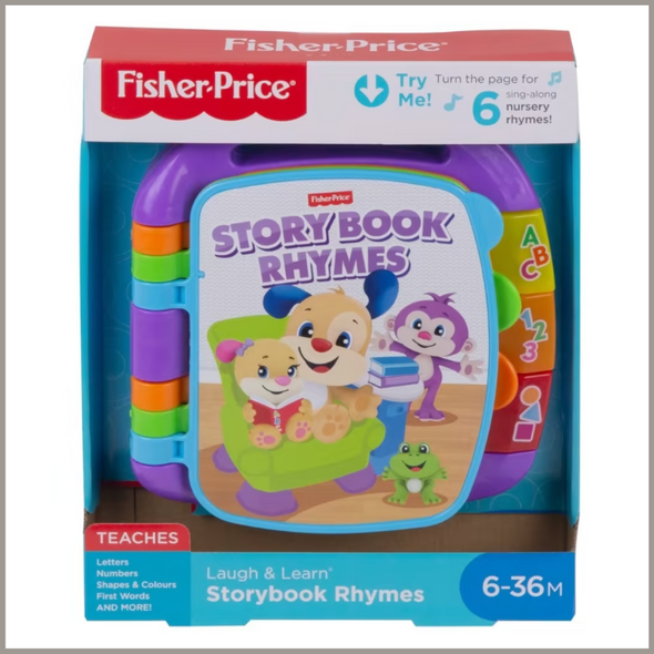 Laugh & Learn Storybook Rhymes for Kids -Fisher-Price (6-36Months Kids)