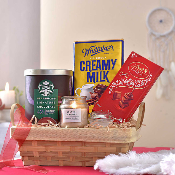 Assorted Chocolates & Fragrant Candle Gift Hamper