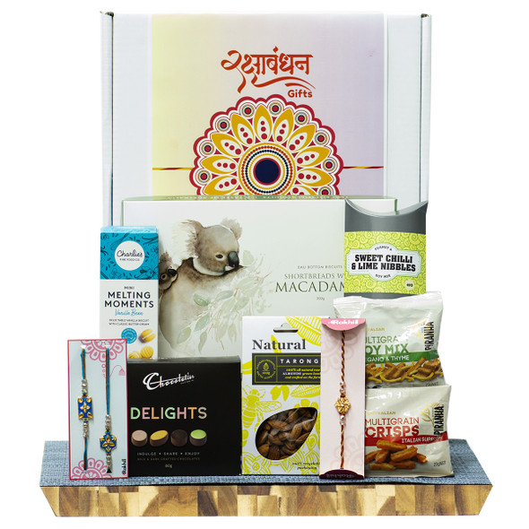 Set Of Rakhi With Festive Celebration Hamper