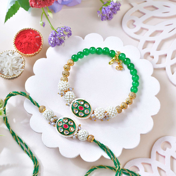 Best Bhai Bhabhi Rakhi Set