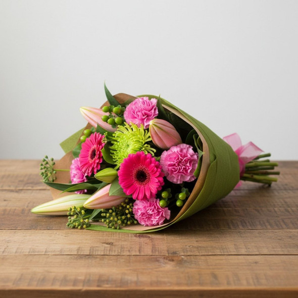 Pink Meadow Hand-Tied Bouquet