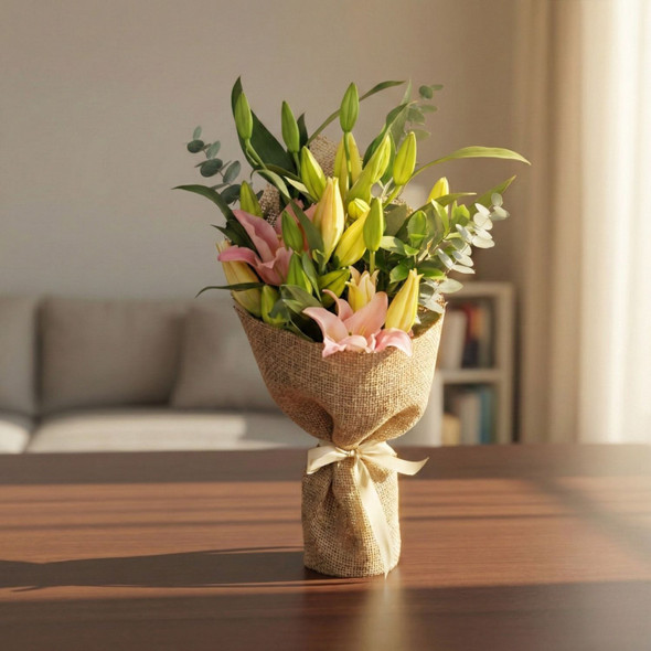 Oriental Lily Whisper Bouquet