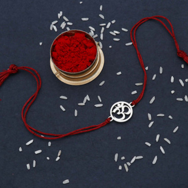 Aum 925 Silver Rakhi