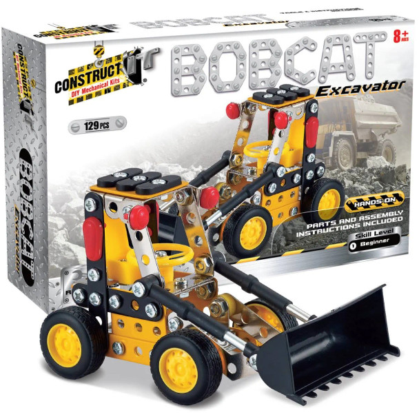 Construct-It 129-Piece Bobcat DIY Mechanical Kit