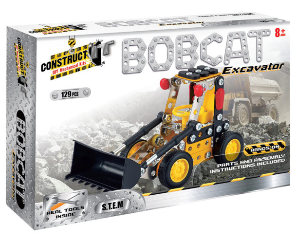Construct-It 129-Piece Bobcat DIY Mechanical Kit