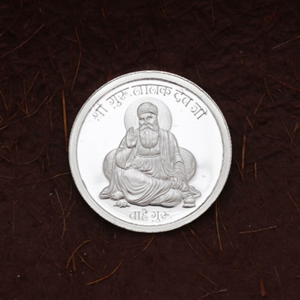 Shree Guru Nanak 10gm (999 Siliver Coin)