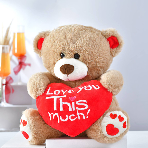 Teddy Bear Chubbs- Love You This Much Heart