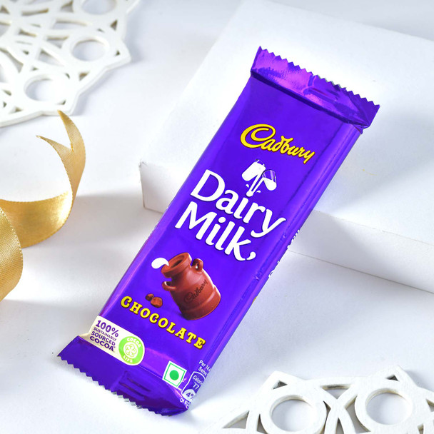 Divine Trio Rakhi Set with Chocolates & Soan Papdi
