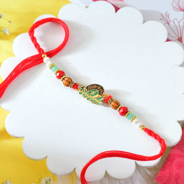 Krishna Bansuri Rakhi With Kaju Katli