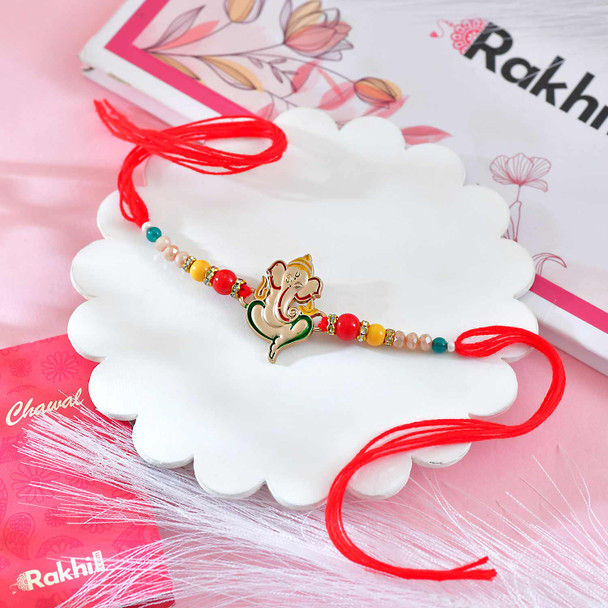 Siddhivinayak Rakhi with Besan Laddoo
