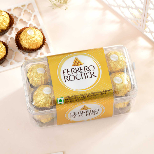 Ganesh Blessings Ferrero Rakhi Hamper