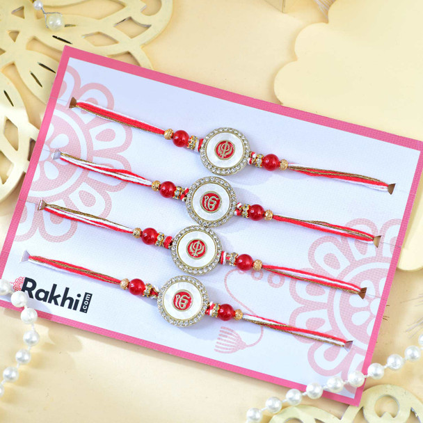 Divine Ik Onkar & Khanda Family Rakhi Set