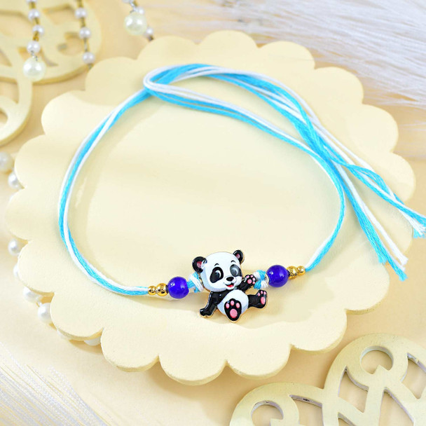 Hot Wheels 10-Car Pack with Cute Panda Rakhi