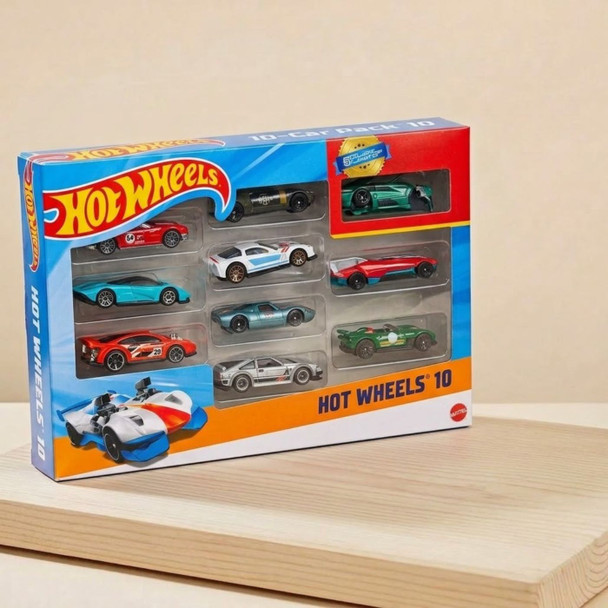Hot Wheels 10-Car Pack with Cute Panda Rakhi