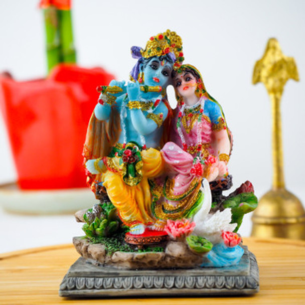 Radha Kishan Statue 3.5inch - For Australia