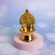 Brass Laxmi Carved Diya with Lindt Chocolate