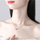 925 Sterling Silver Blue Swarovski Chain