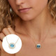 Elegant 18K Gold Plated Sterling Silver Pendant Chain