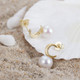 14K Gold-Plated Freshwater Pearl Earring