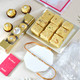 Stunning Rakhi With Ferrero Rocher & Soan Papdi Stunning Rakhi With Ferrero Rocher & Soan Papdi