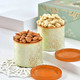 Elegant Rakhi Gift Box with Dry Fruits and Chocolate
