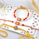 Elegant Rakhi Set with Gourmet Hamper