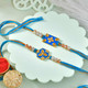 Set of 2 Bhai Rakhi with Toblerone Chocolates