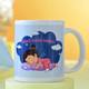 "Meri Aalsi Behan" Personalized Cushion & Mug with Ferrero Rocher