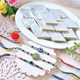 Meenakari & Protective Evil Eye Rakhi Set with Kaju Katli