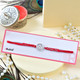 925 Sterling Silver Khanda Thread Rakhi