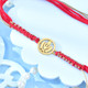 Gold Plated Khanda Thread Rakhi