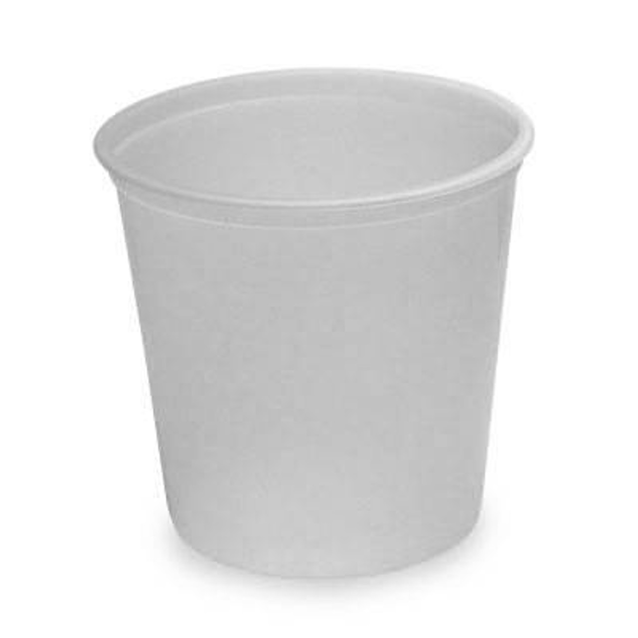 24 oz. Food Grade Round Containers (T40924CP) - 500 count - case - White -  ePackageSupply