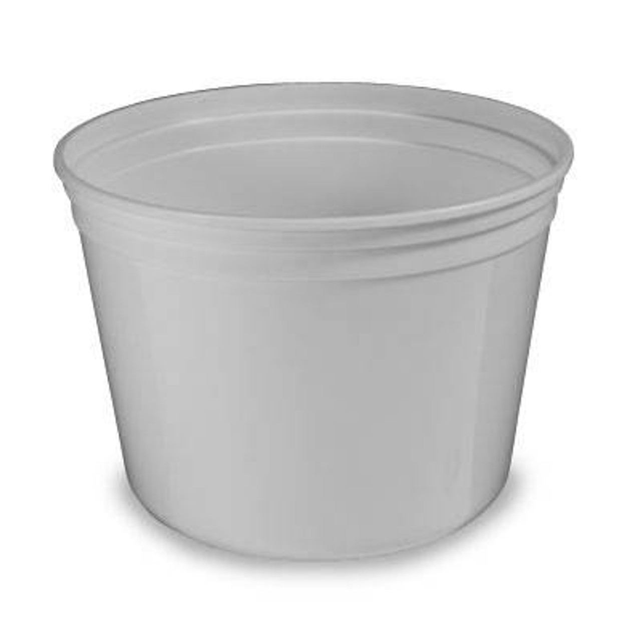 Berry Plastic T60764, 64 Oz Natural Plastic Containers, 200/Cs. Lids Are  Sold Separately