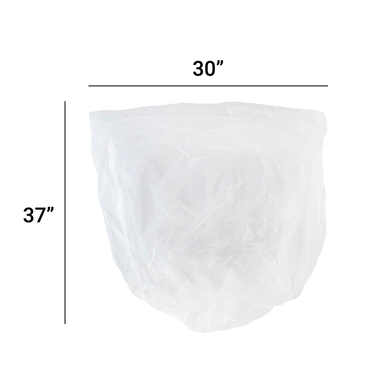 30 Gallon Black and White Large Trash Bags (120-count), Black/White