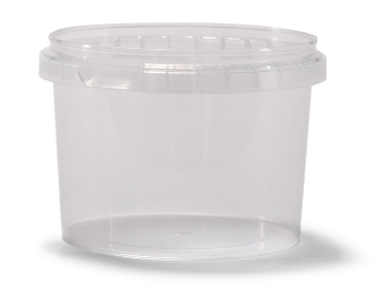 20 oz. UniPak Tamper Evident BPA Free Food Grade Round Container  (T40420UPTRCP)-500 count Case