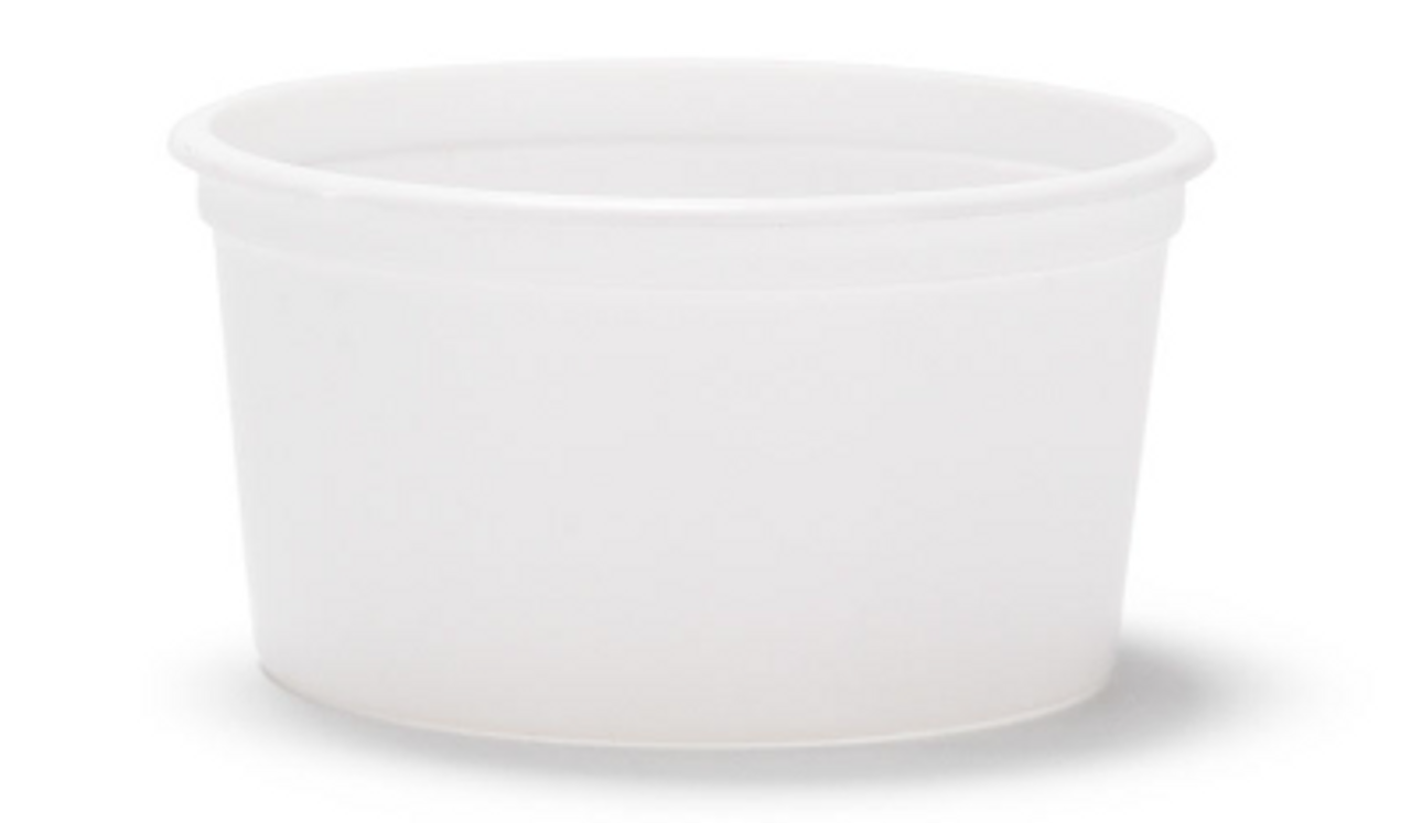 Round Containers for Food Packaging 4 inch x 3 inch | Quantity: 48 by Paper Mart