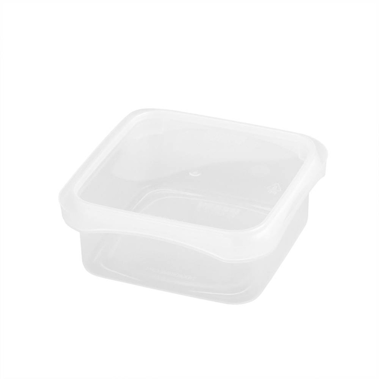 8 oz. BPA Free Food Grade SelecTE (Tamper Evident) Square Container with  Lid (T4X408IMLCP & L4X4IMLCP) - starting quantity 25 count - FREE SHIPPING  - ePackageSupply