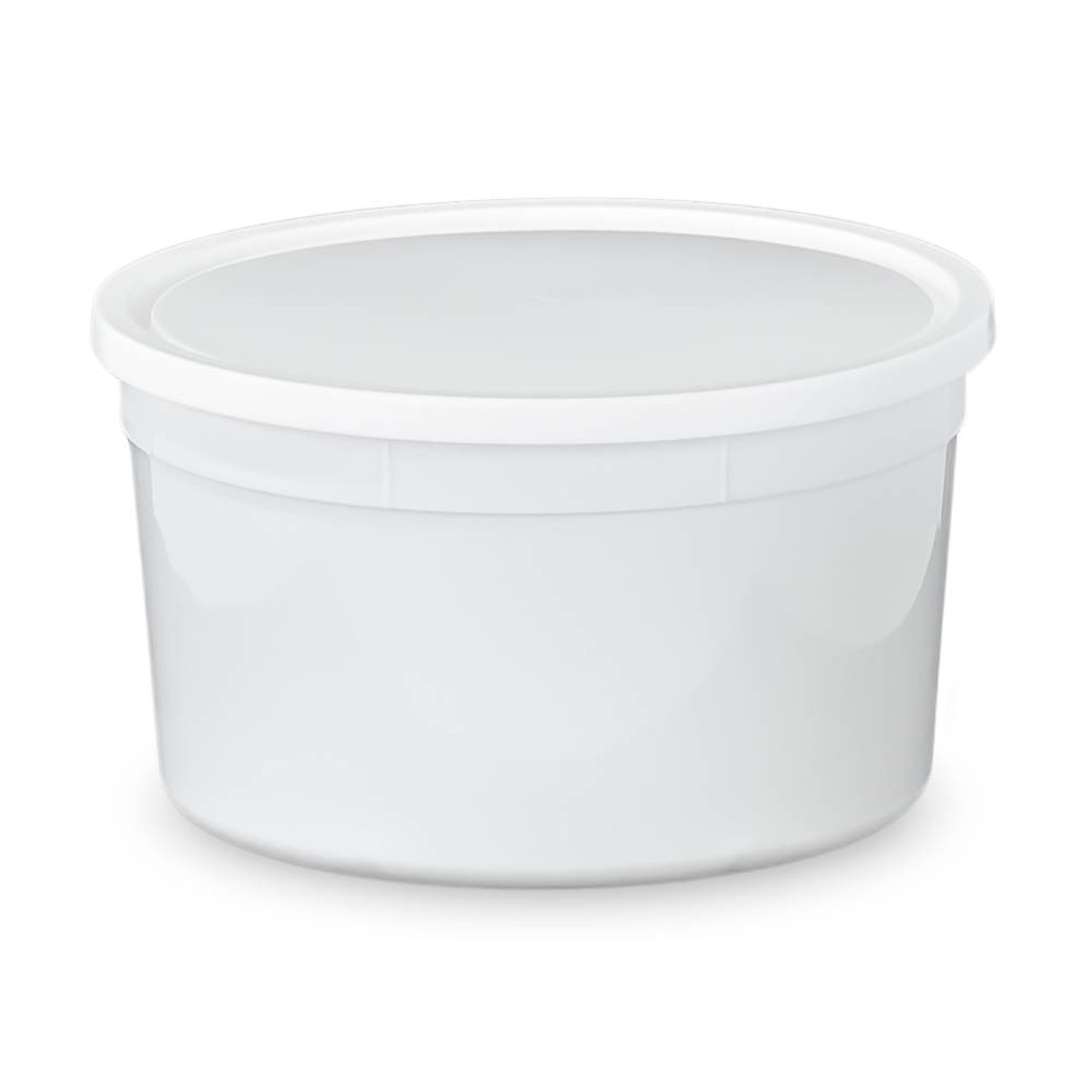 FOOD STORAGE CONTAINER 48 OZ ROUND 3 COLOR LIDS WITH PRINTED BOTTOM #FIESTA  1500 - Regent Products Corp.