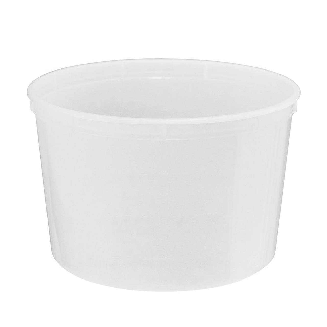 1/2 Gallon (64 oz.) BPA Free Food Grade Round Pry-Off Bucket with Plastic  Handle (T51464PRB) - 150 count - case - White - ePackageSupply