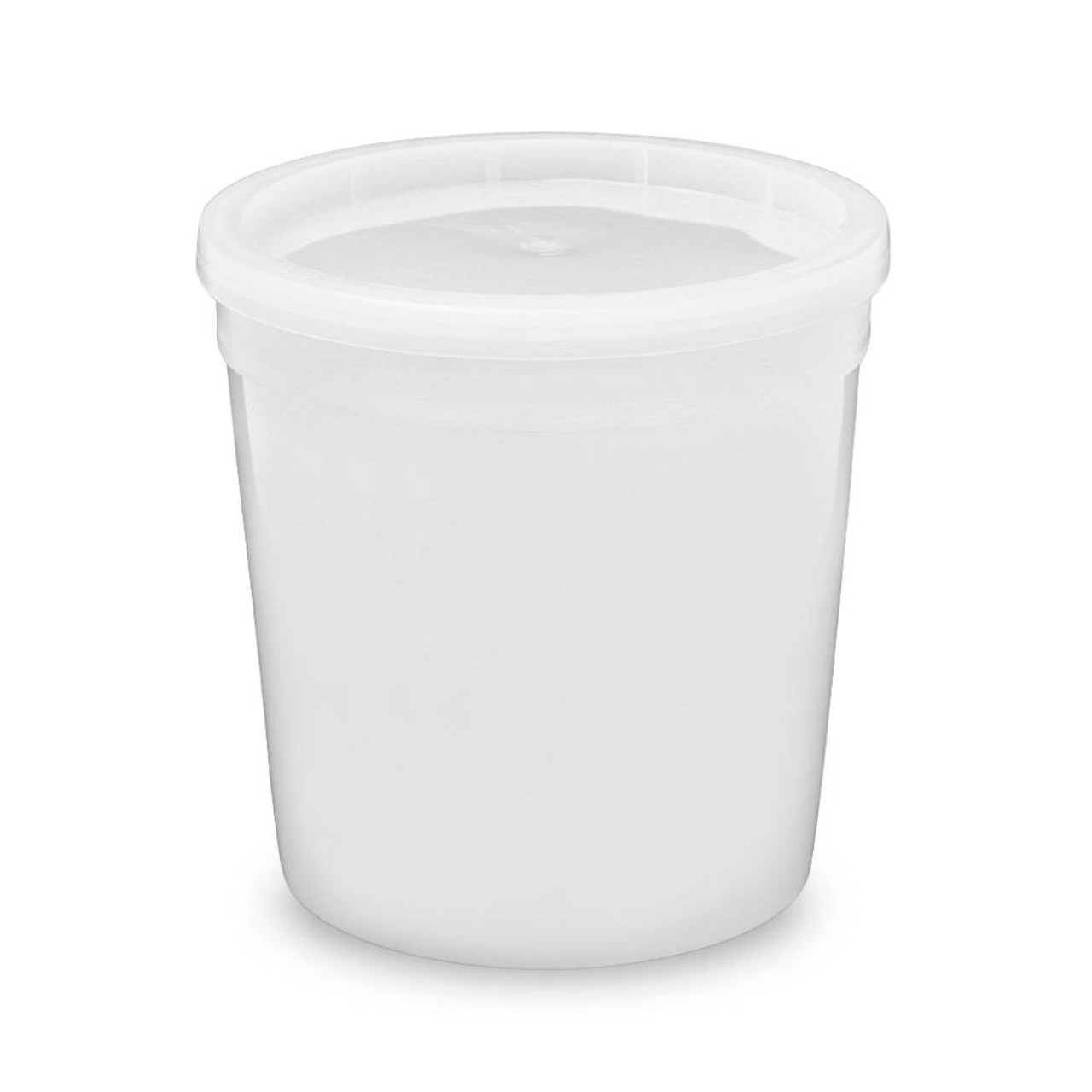 Round Storage Container with Handle, PC, 4 qt; 12/PK from Cole-Parmer
