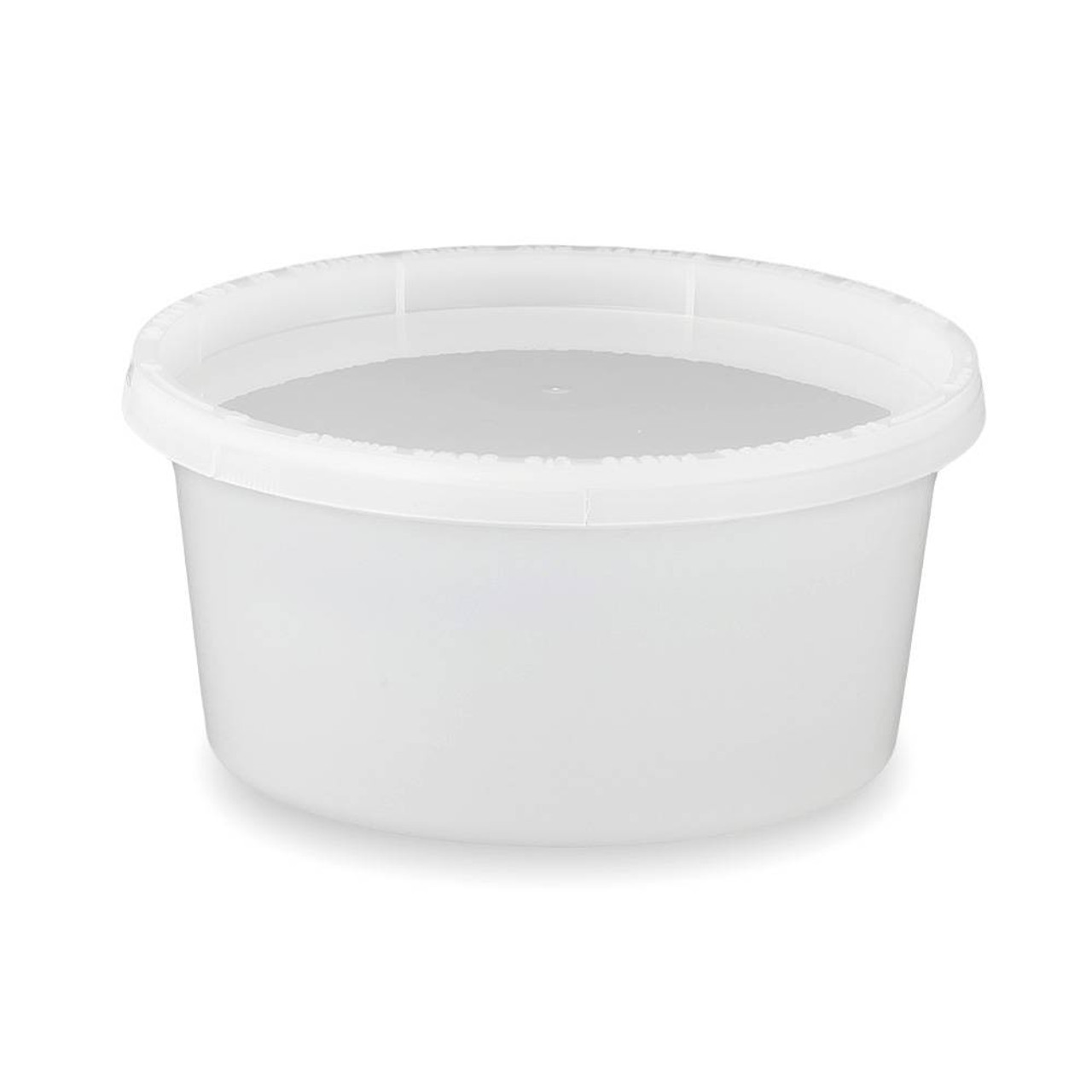 12 oz. BPA Free Food Grade Round Container with Lid (T41012CP