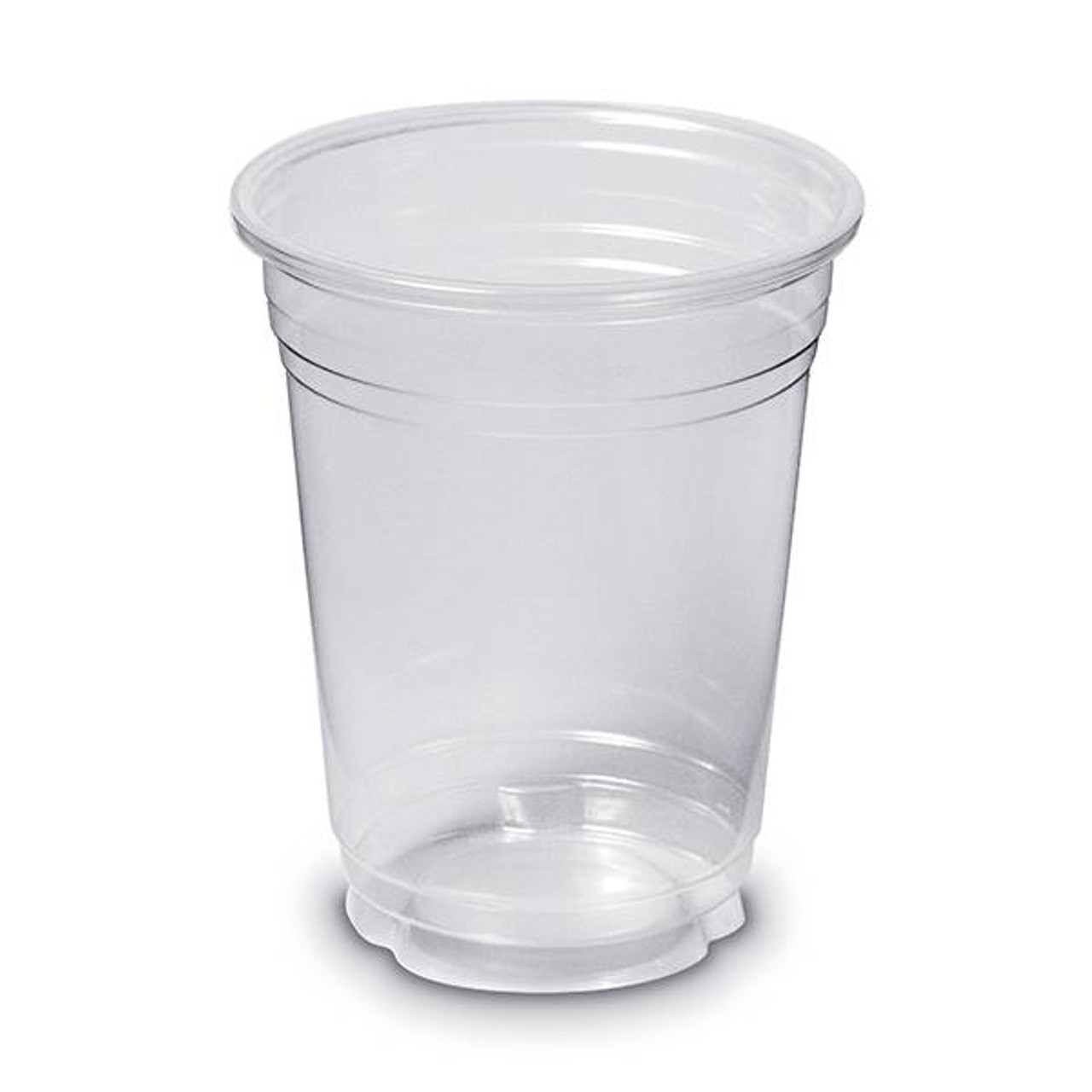  Clear Soft Plastic Cup with Lid - 16 oz. 162958-16-L