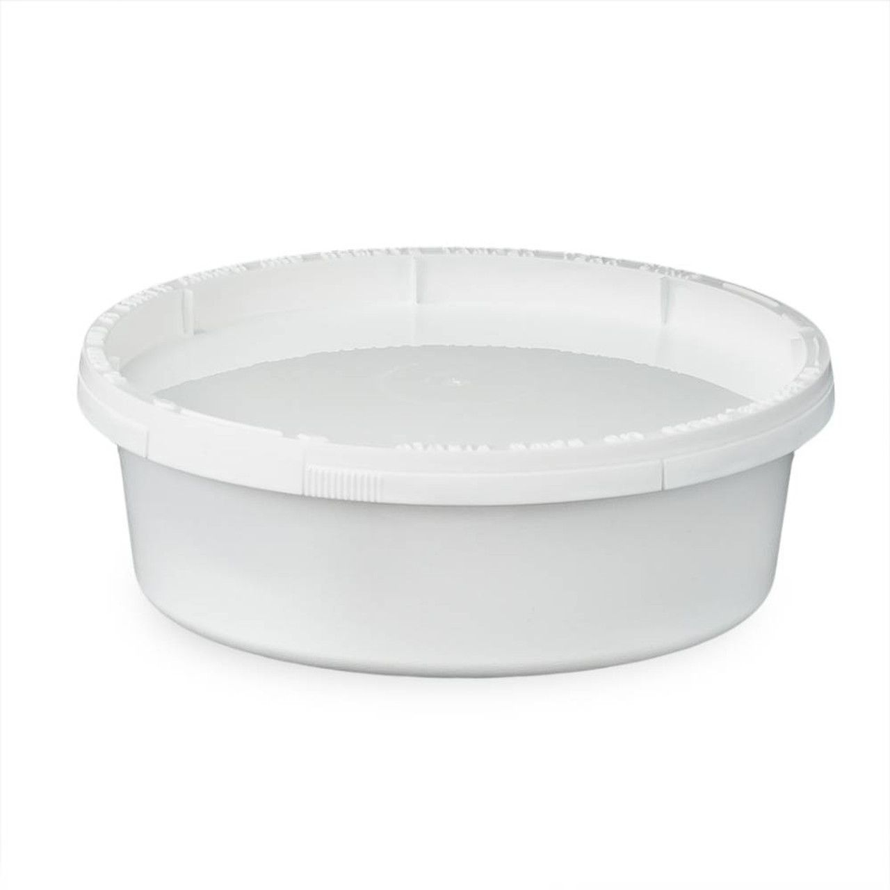 Round Containers for Food Packaging 4 inch x 3 inch | Quantity: 48 by Paper Mart