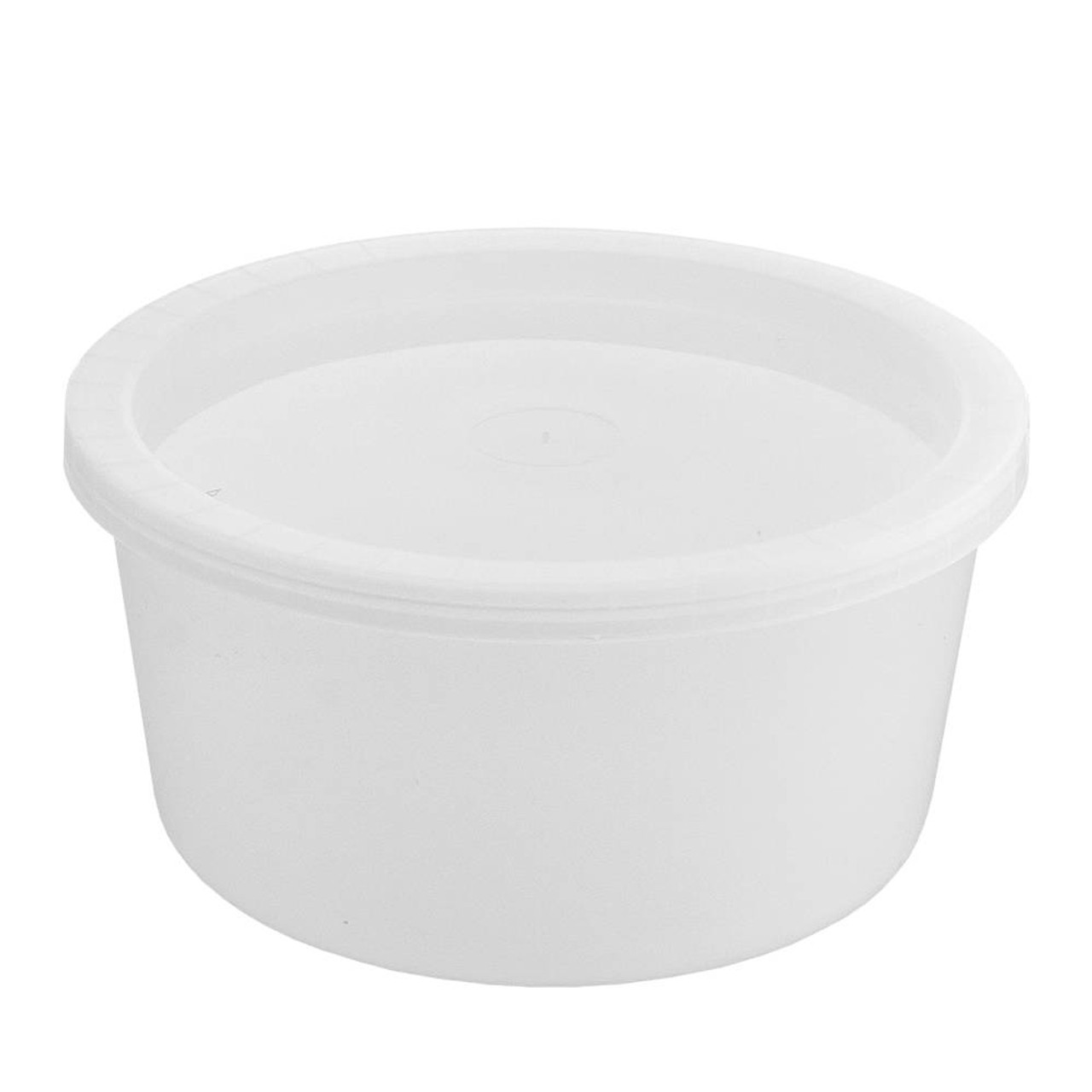 1/4 Gallon (32 oz.) BPA Free Food Grade Tall Round Container with Lid  (T41032TCP) - starting quantity 25 count - FREE SHIPPING