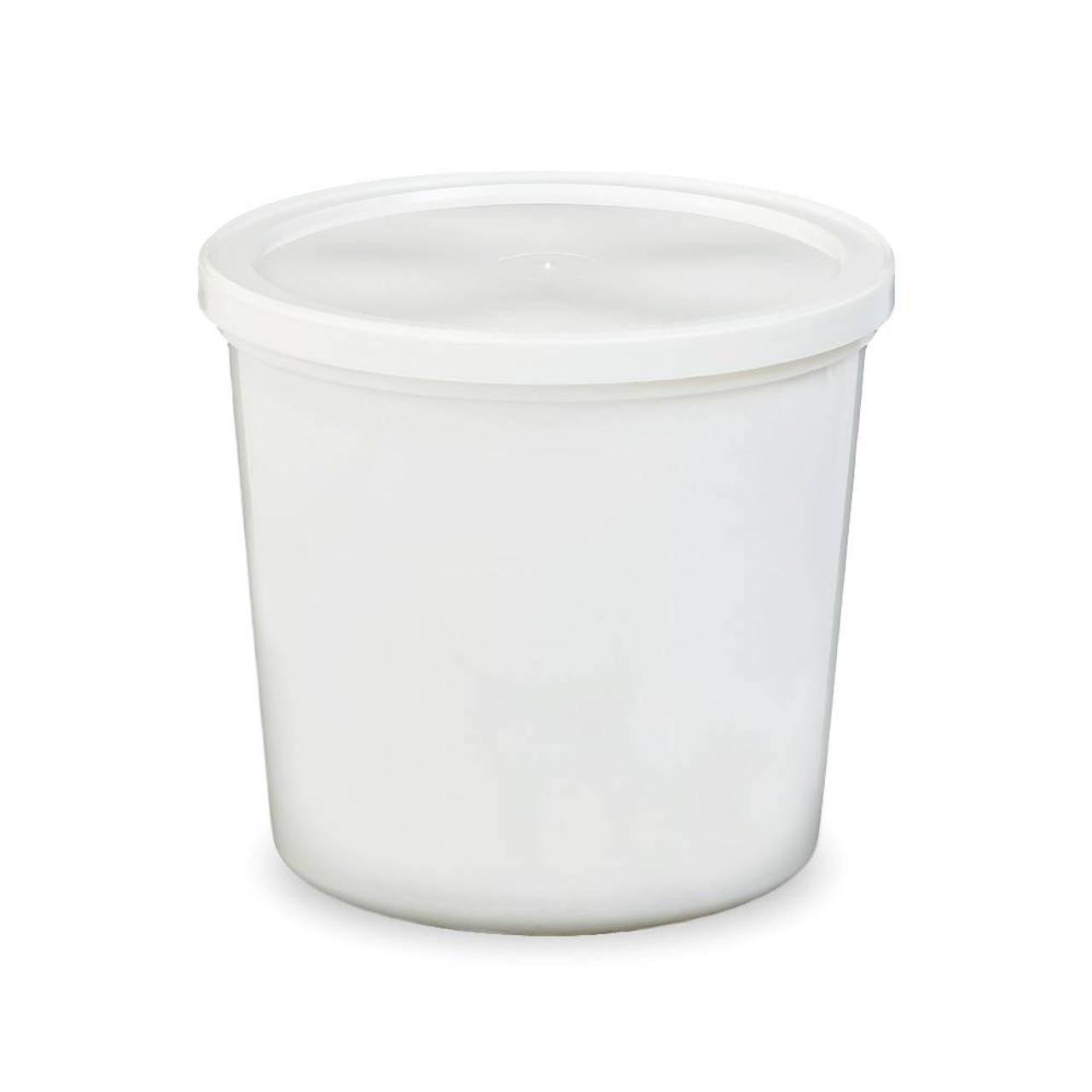 16 oz. BPA Free Food Grade Round Container with Lid (T41016CP) - starting  quantity 25 count - FREE SHIPPING - ePackageSupply