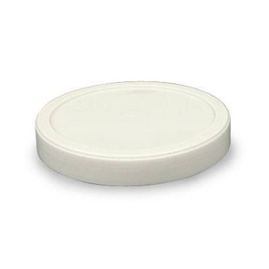 L410LCA- Food Grade Long Skirt - Tall Qt Round Lids ONLY  - Trans  - 500 count - case