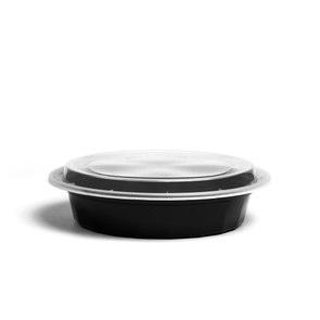 48 oz. BPA Free Food Grade Round Container with Lid (T60748CP) - starting  quantity 25 count - FREE SHIPPING - ePackageSupply