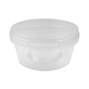 12 oz Tamper-Resistant Polypropylene Clear Container - 500 count (case)