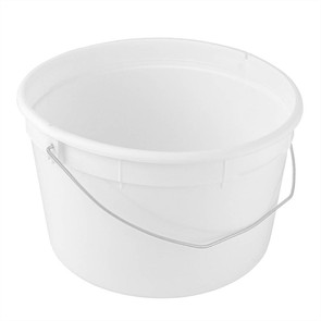 1 gal. BPA Free Food Grade Round Bucket with Wire  Handle (T809128W) - 120 count - case