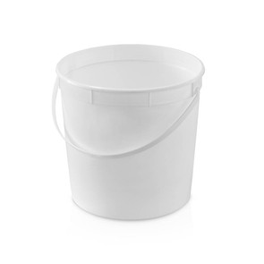 3.5 gal. BPA Free Food Grade Bucket with Wire Handle and Lid (T28W) -  starting quantity 1 count - FREE SHIPPING - ePackageSupply